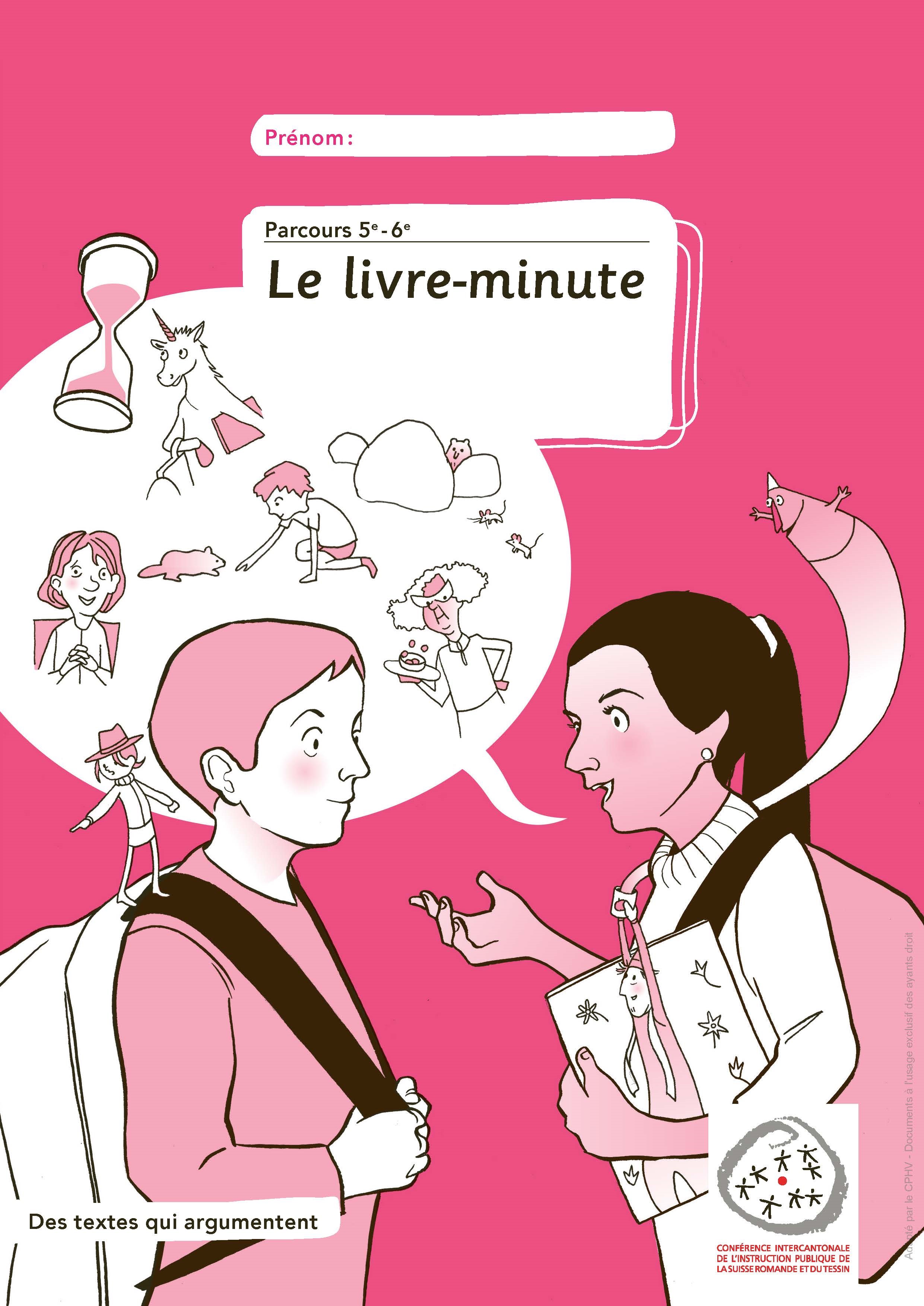 5e-6e - Français - Nouveau MER - Parcours - Série rose - Cahier d'activités: Le livre-minute