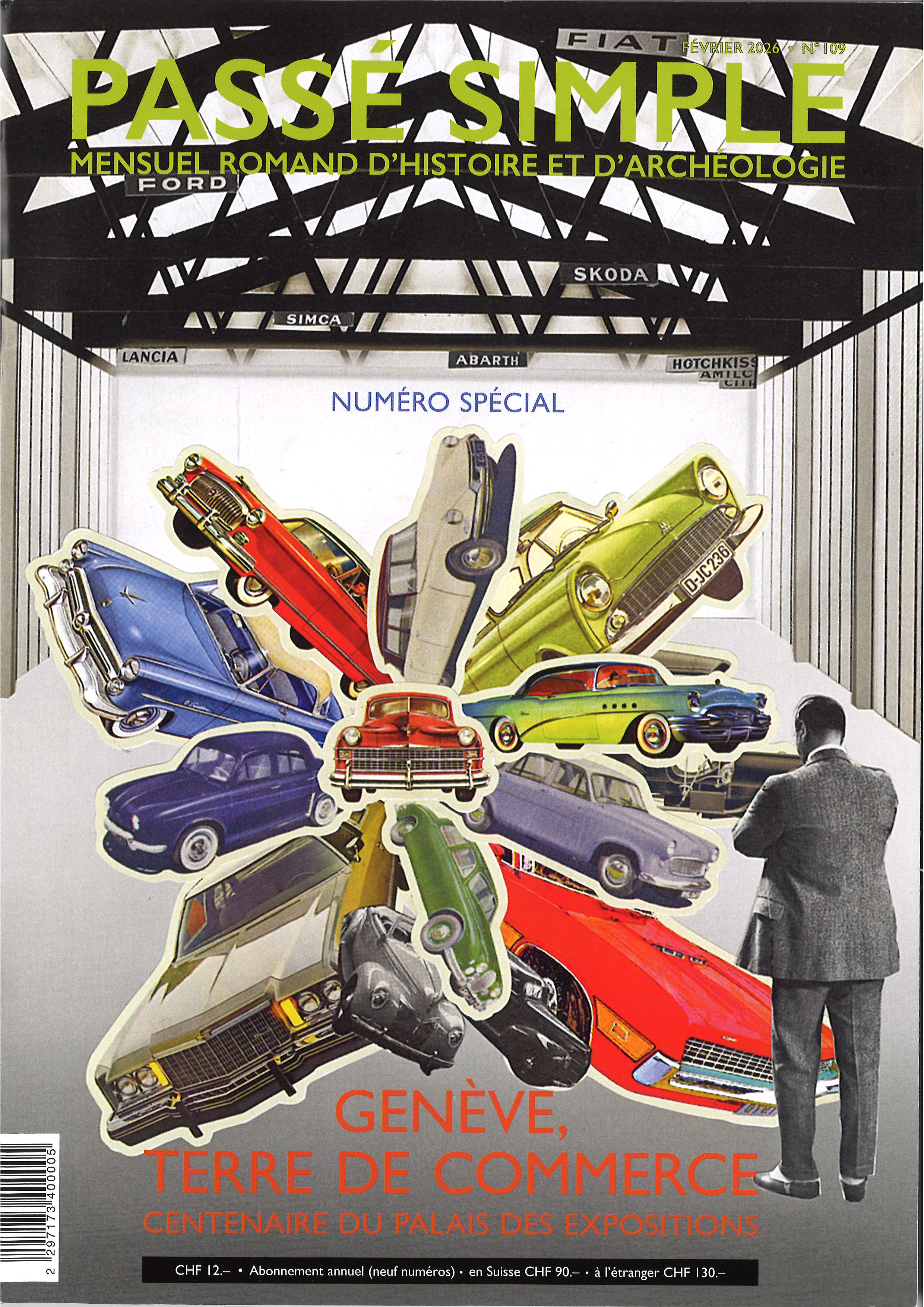 Passé simple: mensuel romand d'histoire et d'archéologie. N° 109, février 2026