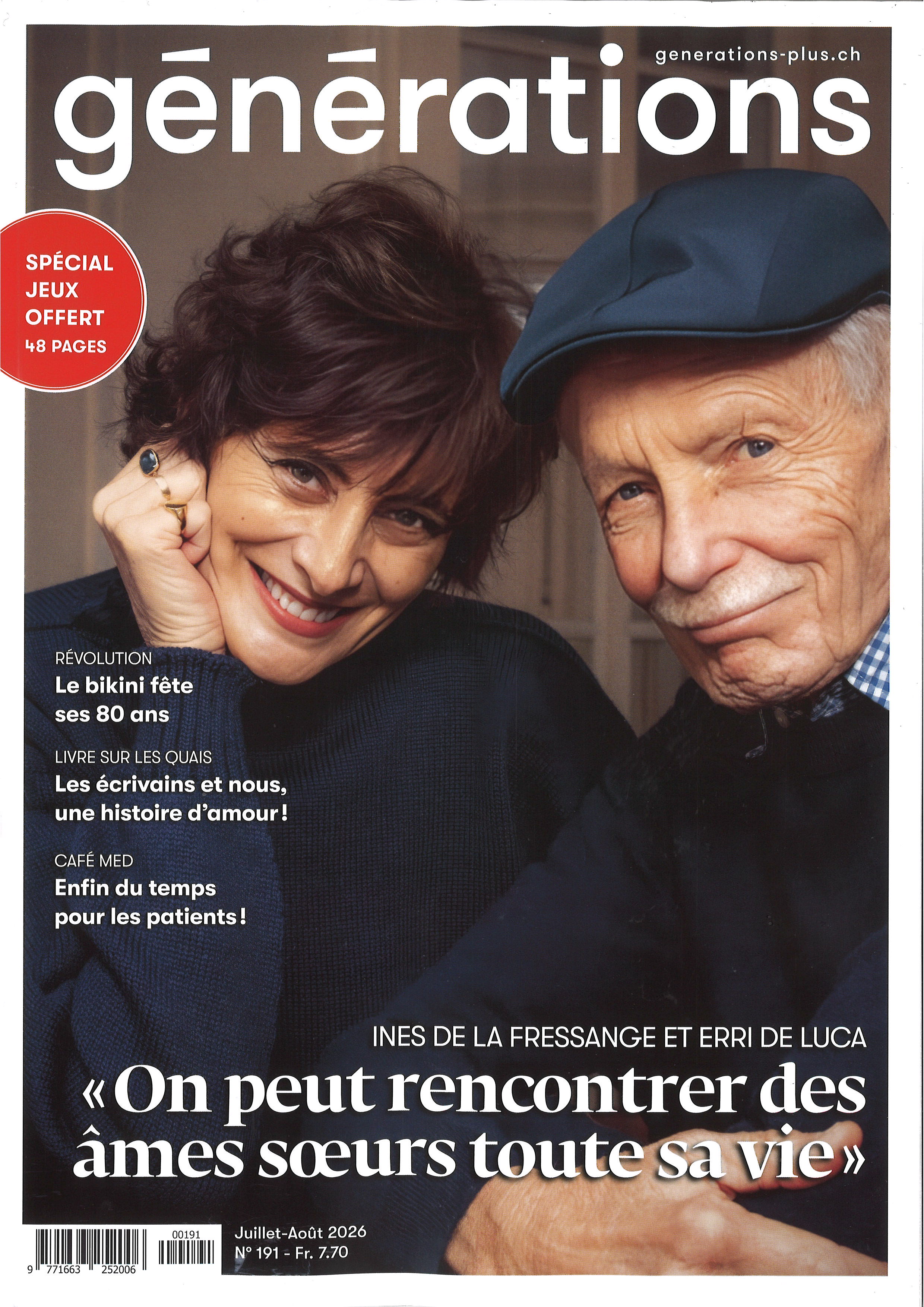 Générations: n° 191, juillet-août 2026