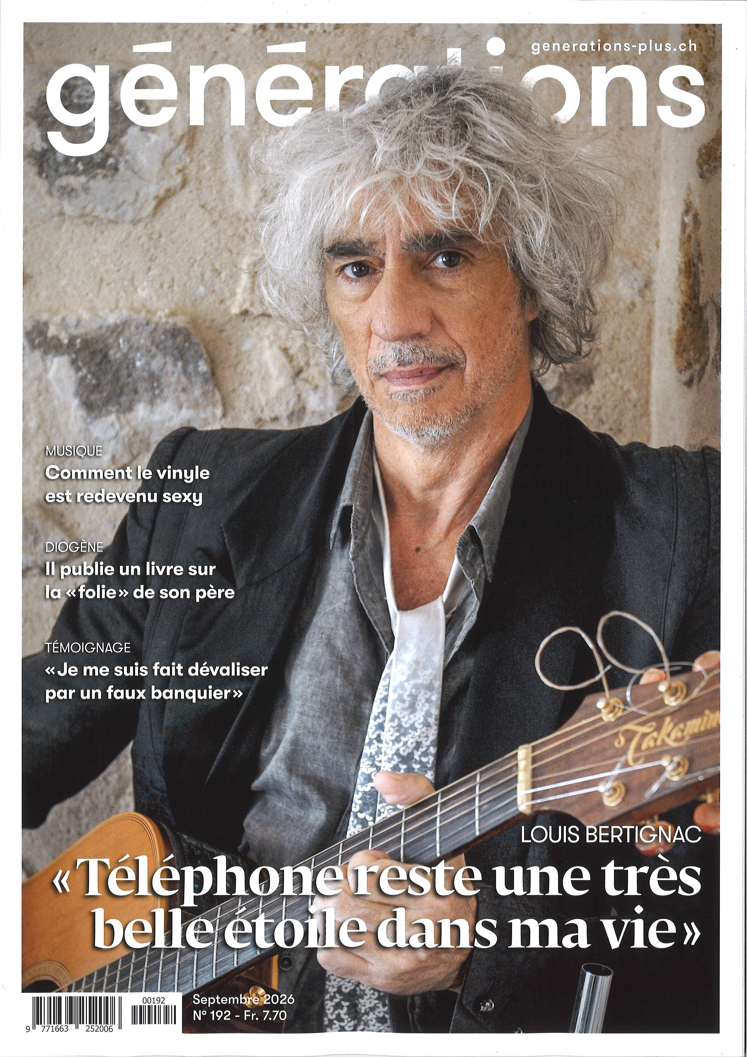 Générations:n° 192, septembre 2026