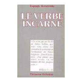 Le Verbe incarné: notes prises pendant les cours de Mgr Jean Kovalevsky