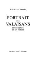 Portrait des Valaisans en légende et en vérité