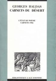 Carnets du désert: carnets 1986