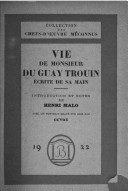 Vie de monsieur Du Guay-Trouin, écrite de sa main
