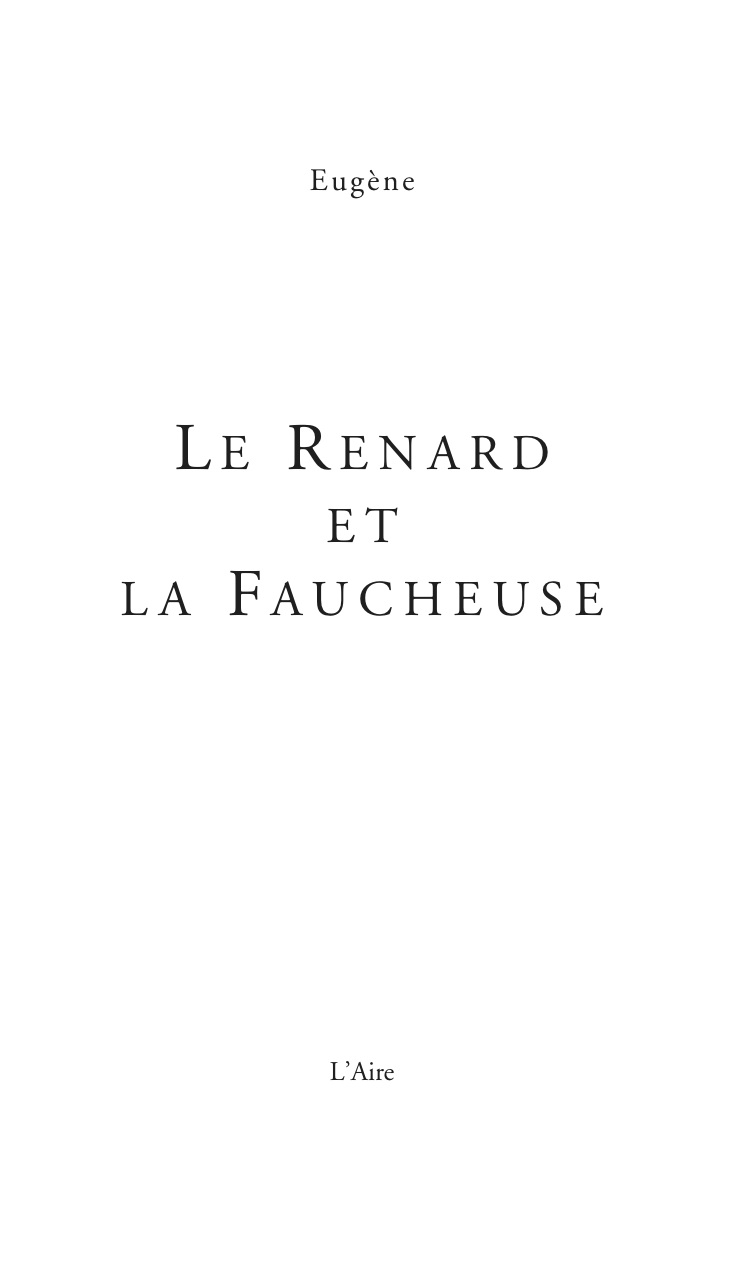 Le renard et la faucheuse