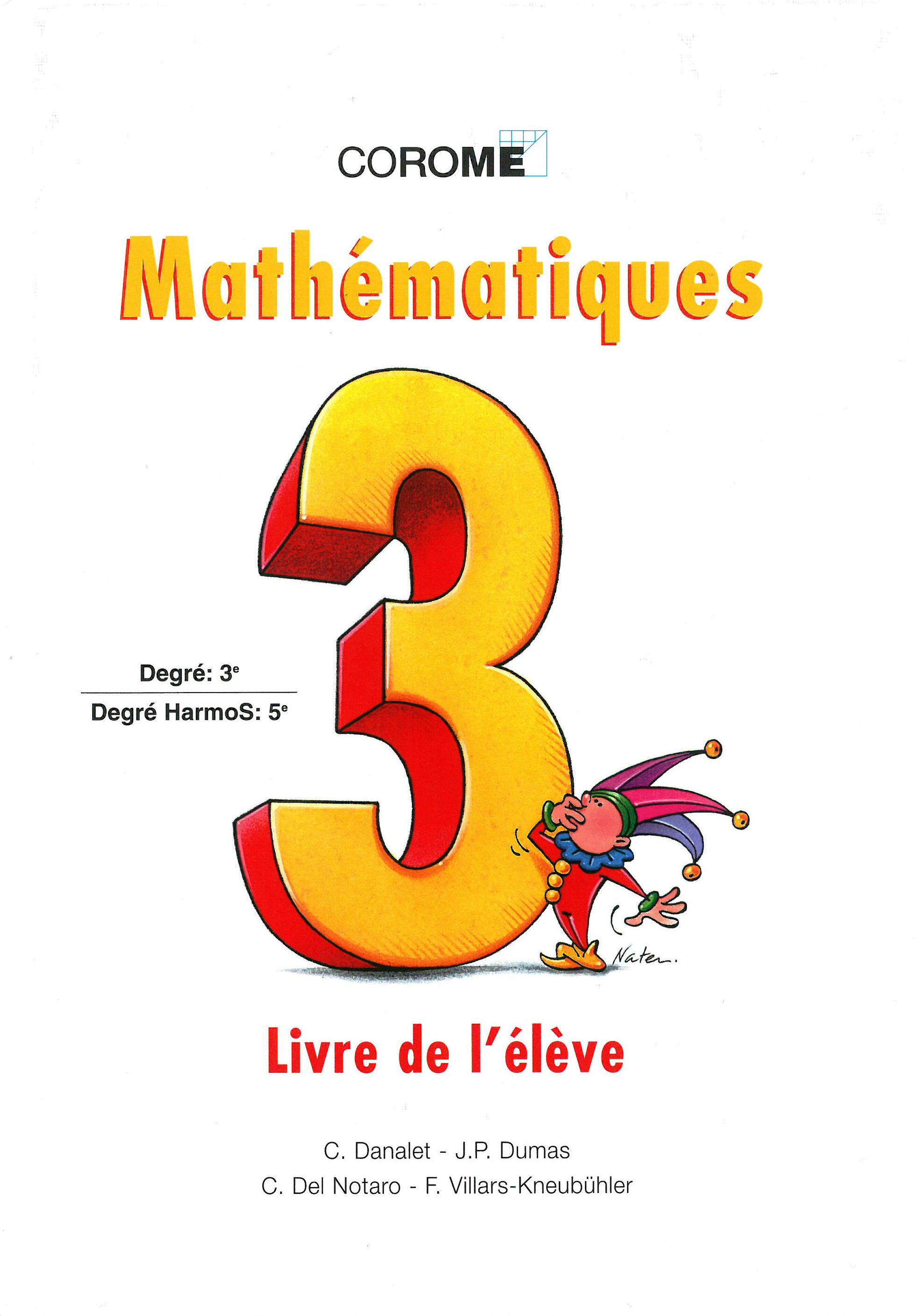 5e – Mathématiques – Livre de l’élève - 1998